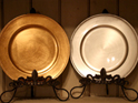 Gold Charger Plates for Rent