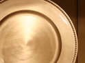 Silver Charger Plates for Rent